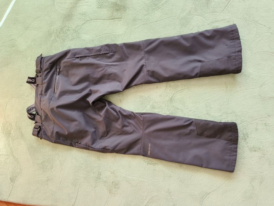 Ски панталон Diel с тиранти за мъже, 20 000мм, черен, EU#52 / L, 180cm