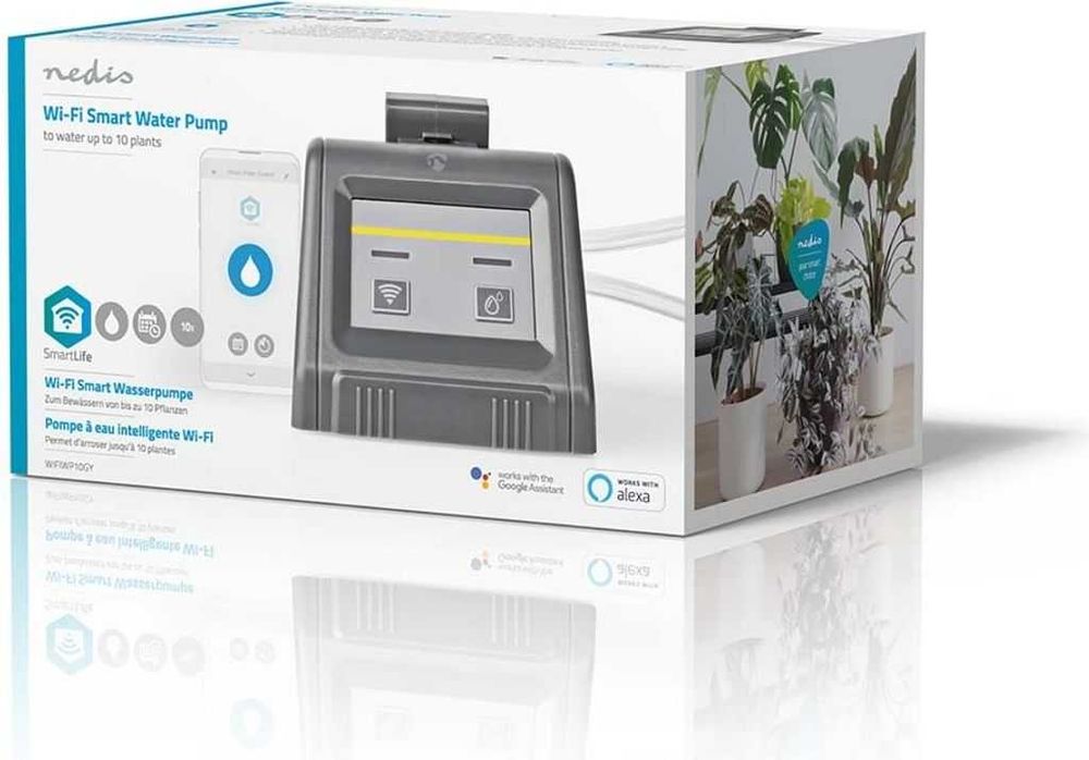 Pompa inteligenta Nedis Wi-Fi pentru irigare plante de apartament