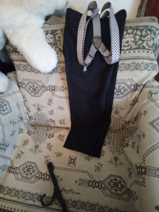 Pantaloni și vestă cu cămașă băieți