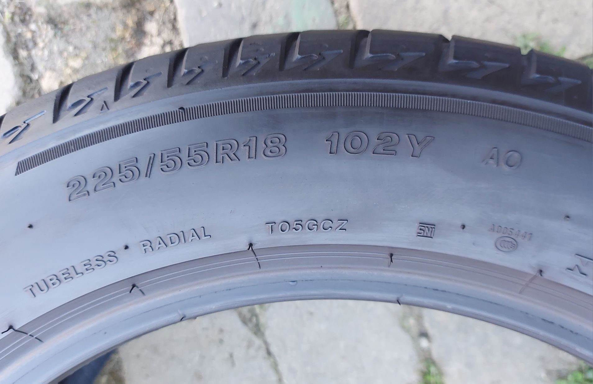 Set 4buc 225/55 R18 102Y AO Bridgestone Turanza T005 vară