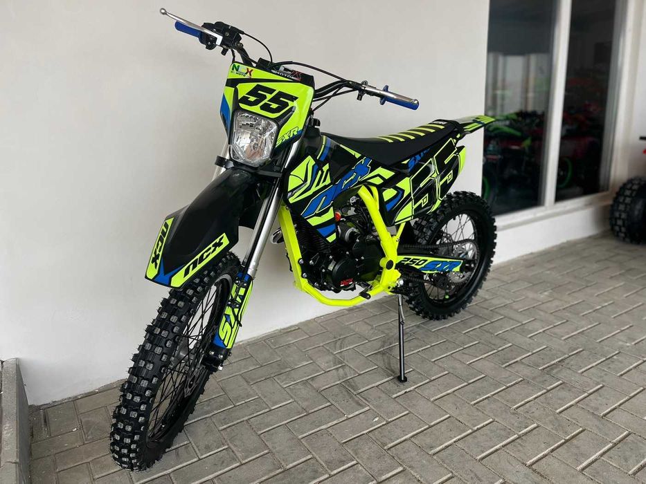 Motocicleta Cross NCX NX 250 21/18" 250cc 4T benzina verde/albastru