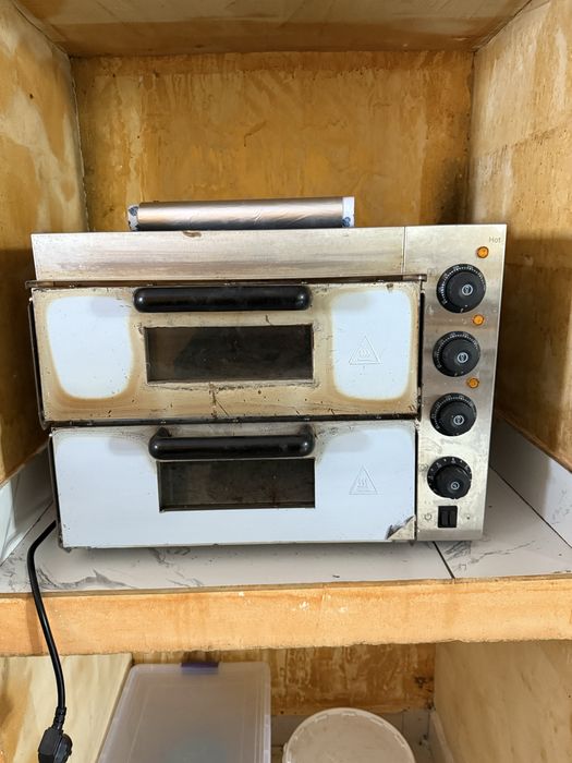 Пицца печь двухдверный