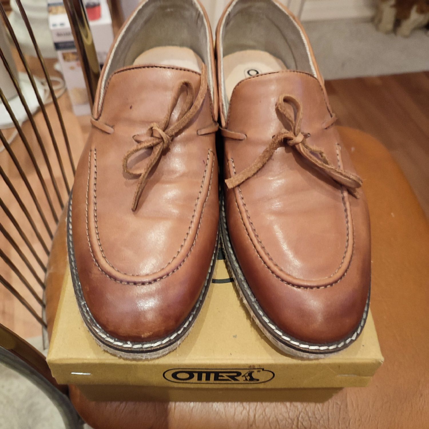 Pantofi Otter piele naturala - bărbați/ oferta !