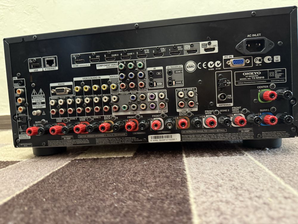 Onkyo TX-NR 818 Качествен и мощен ресивър