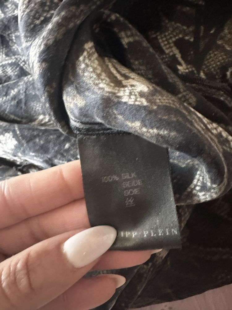 Дамска копринена риза Philipp Plein