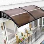 Marchiza copertina policarbonat 120-360cm  negru maro gri alb