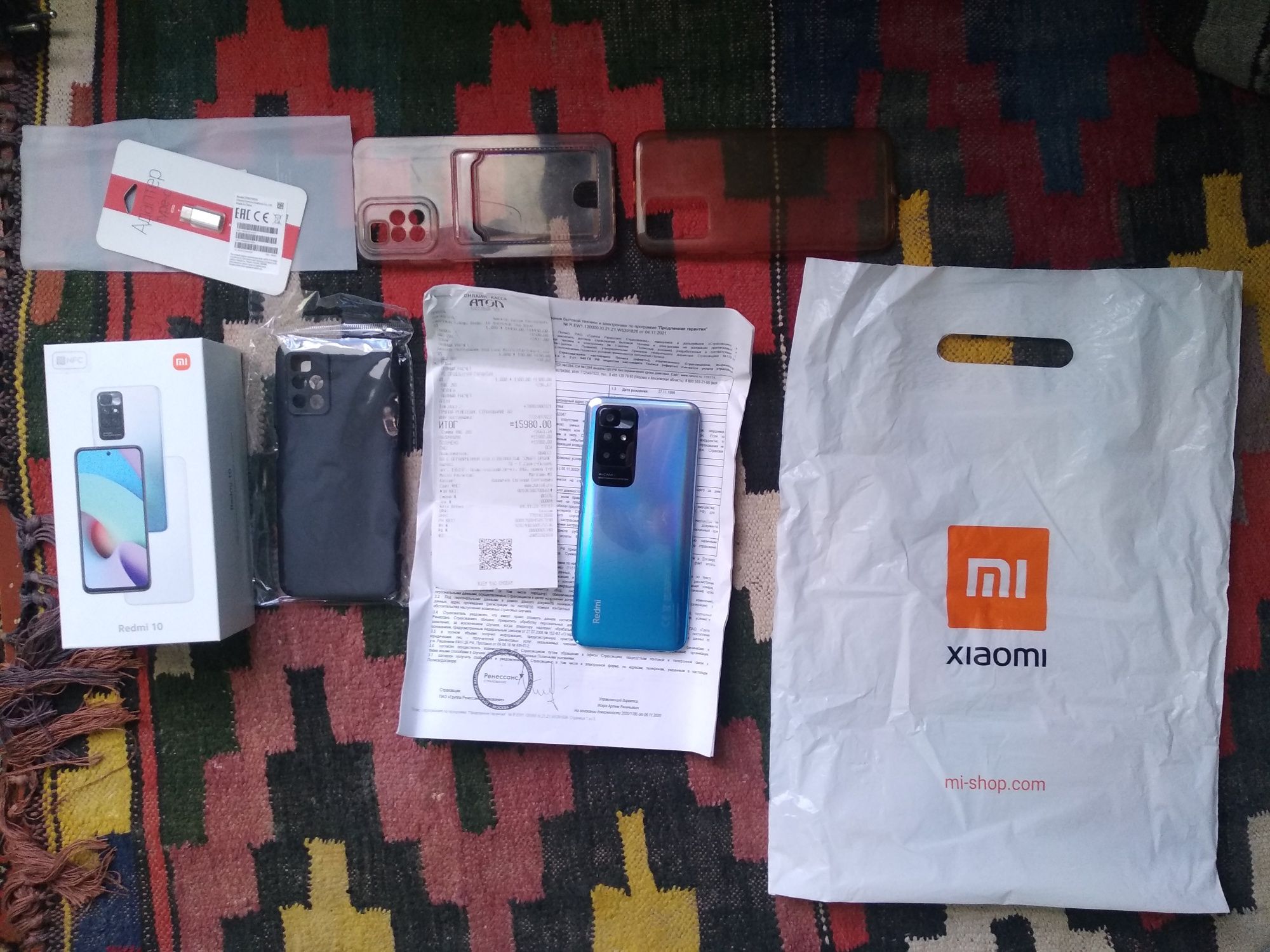 Xiaomi Redmi 10 4+3ga 64gb 120$ yana kelishamiz oz_moz