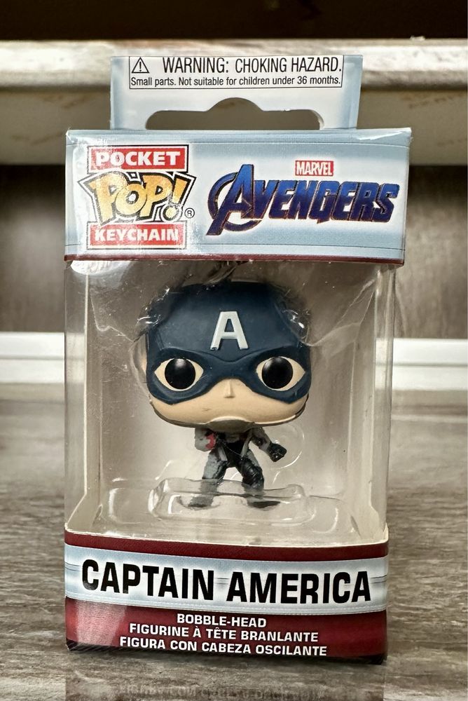 Marvel Funko pop ключодържател: Капитан Америка