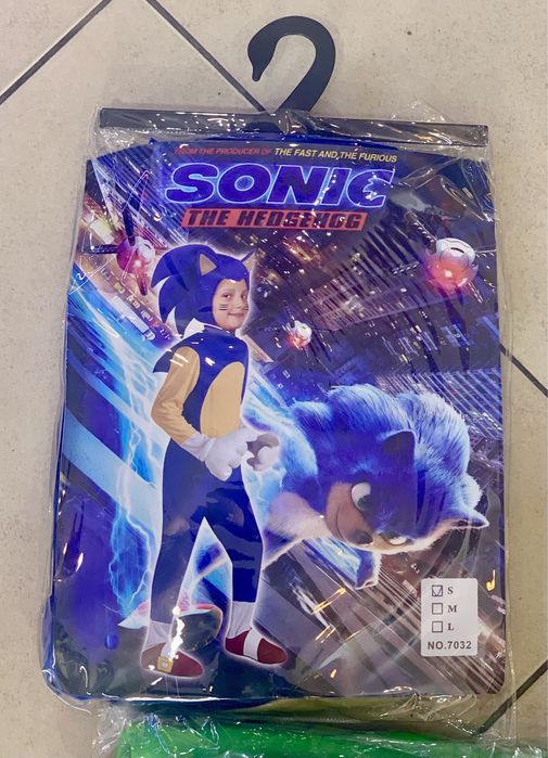 Карнавален костюм Соник/Sonic costumes for Hallowin