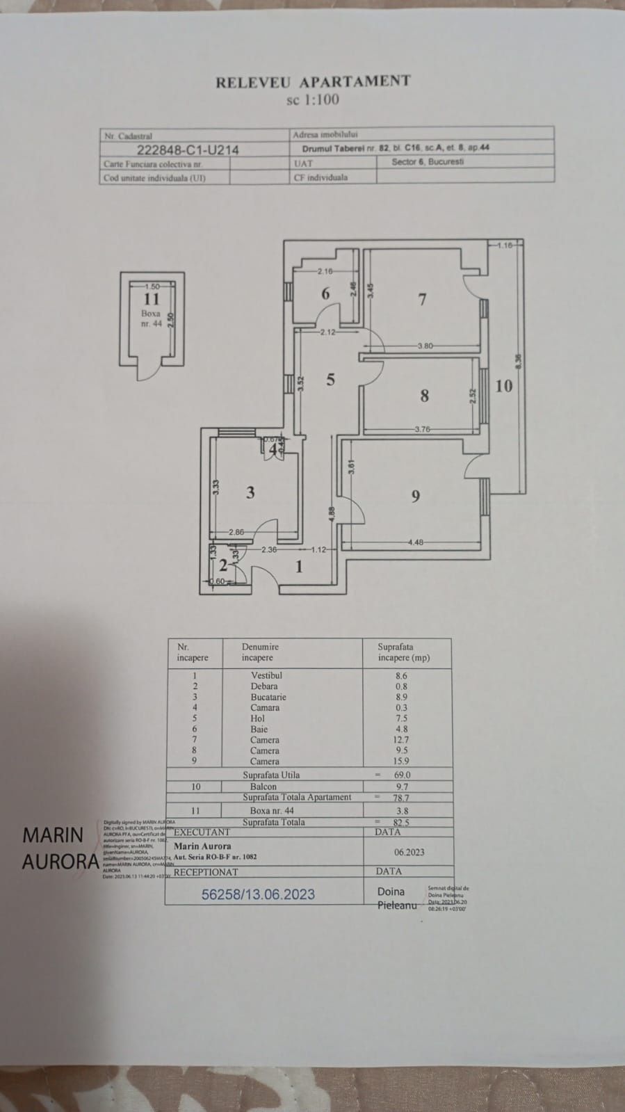 Apartament 3 camere decomandat  proprietar