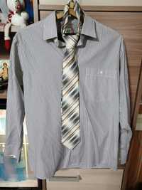 Костюм двойка рубашка галстук размер 44 цена 6000