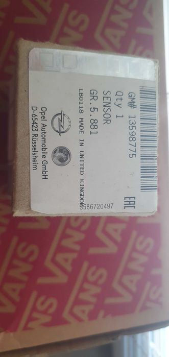 Senzor presiune roti OE GM# 13598775  OPEL   Insignia  Astra J k etc.