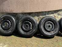 set cauciucuri noi plus jante 215-65-r16 ford transit custom
