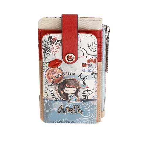 Anekke оригинално дамско цветно портмоне