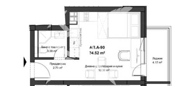 Едностаен апартамент Кючук Париж 109-13880