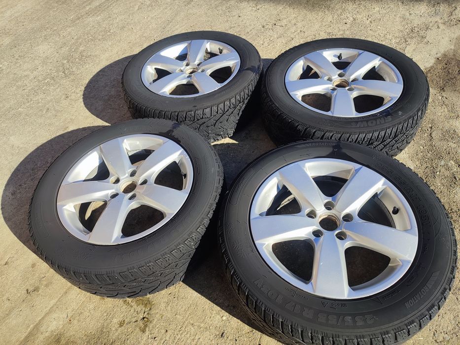 Jante aliaj vw Tiguan 17 cauciucuri iarna