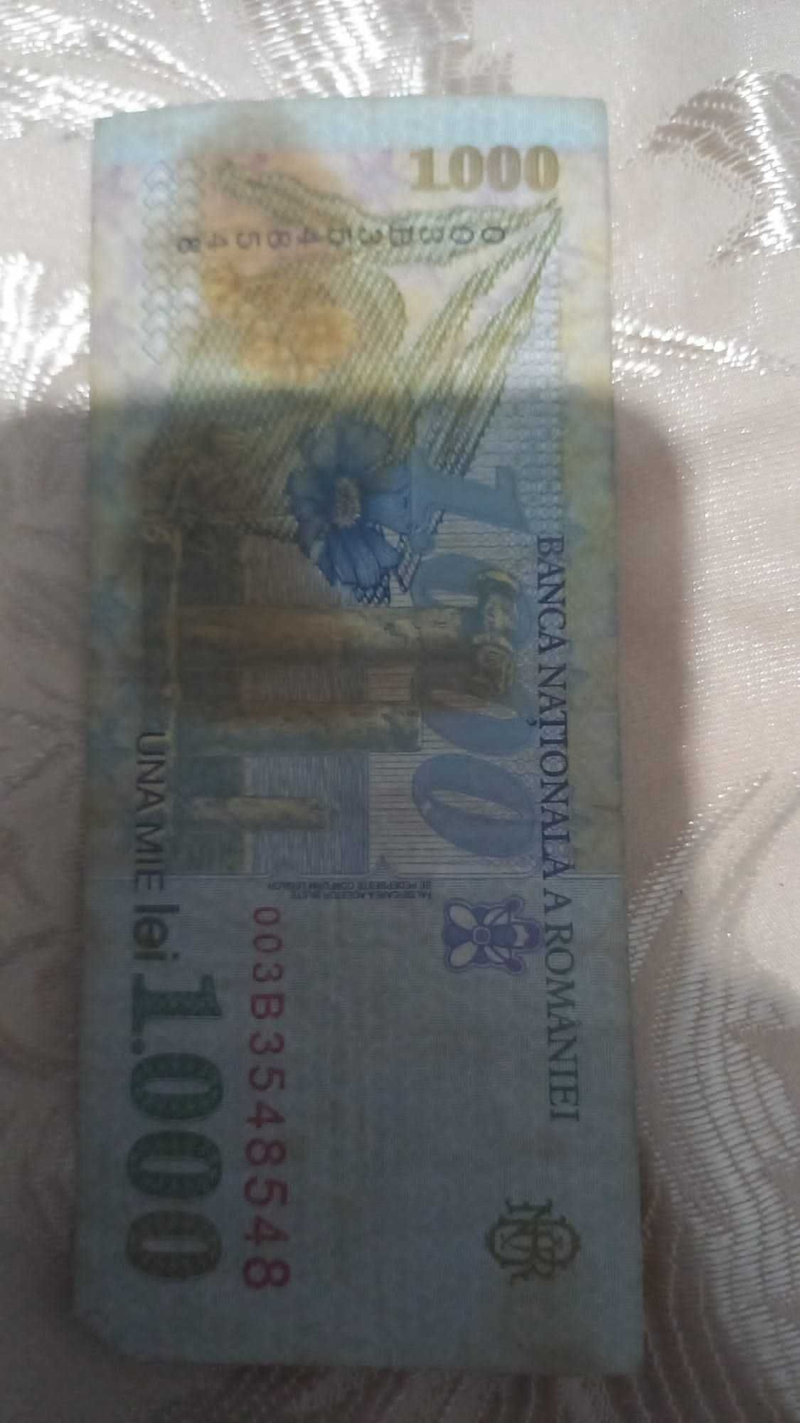 Bancnota 1000 lei anul 1998