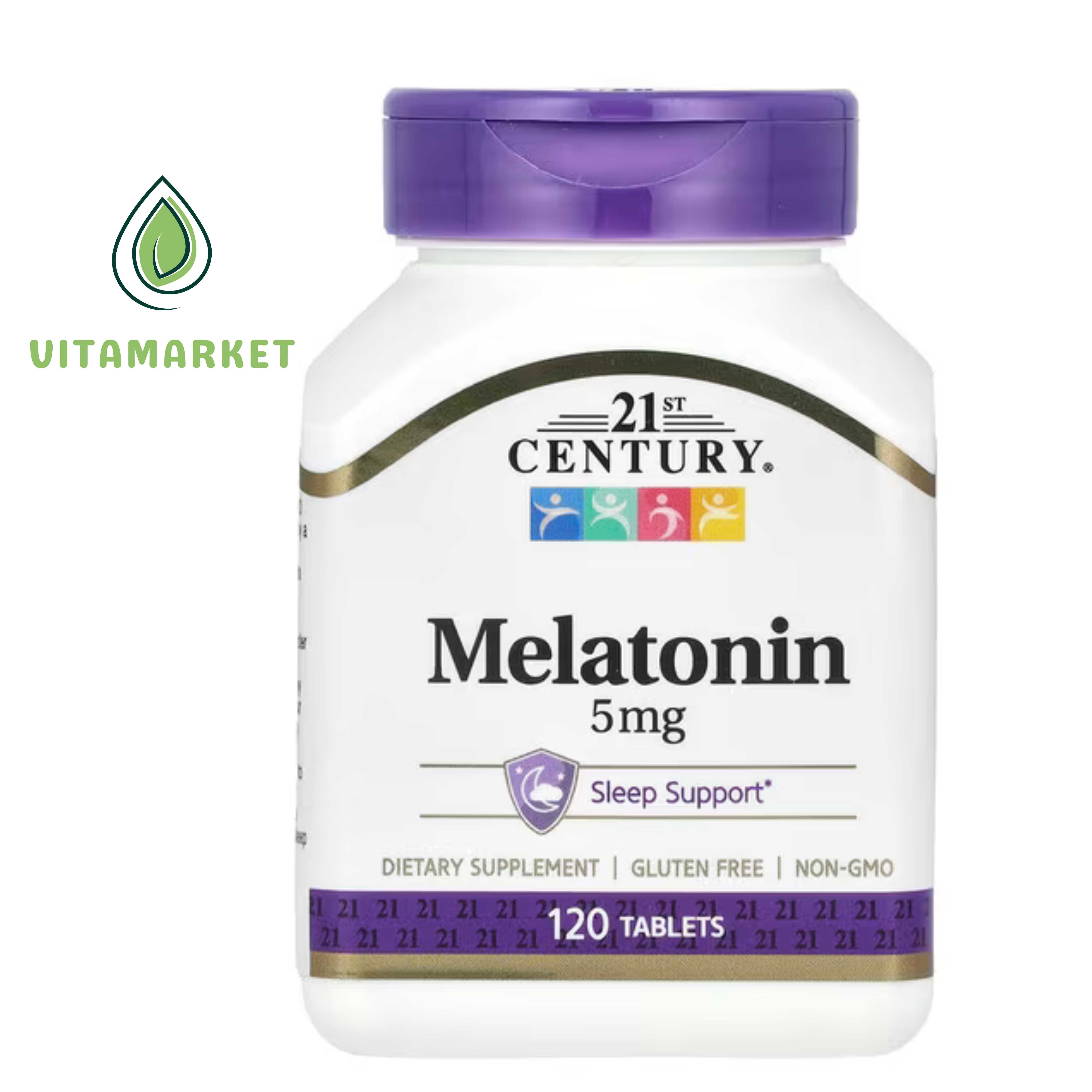 21st Century, Melatonin, 5 mg, 120 Tablets
