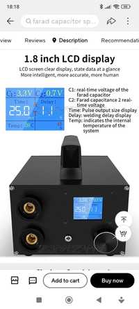 Aparat sudura in puncte super capacitor