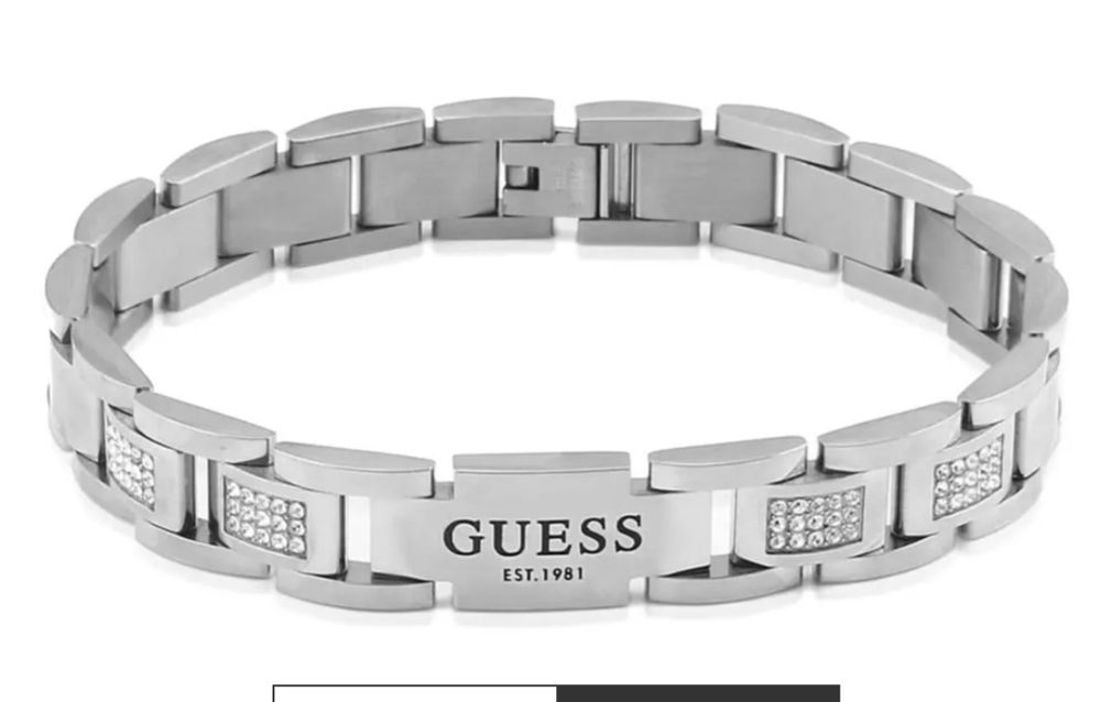Гривна от Хирургическа стомана на GUESS  EST.1981