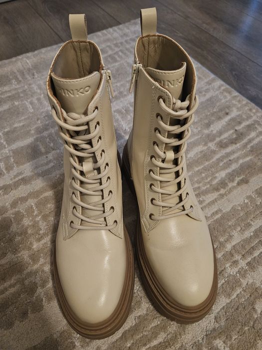 Боти Pinko MIA естествена кожа