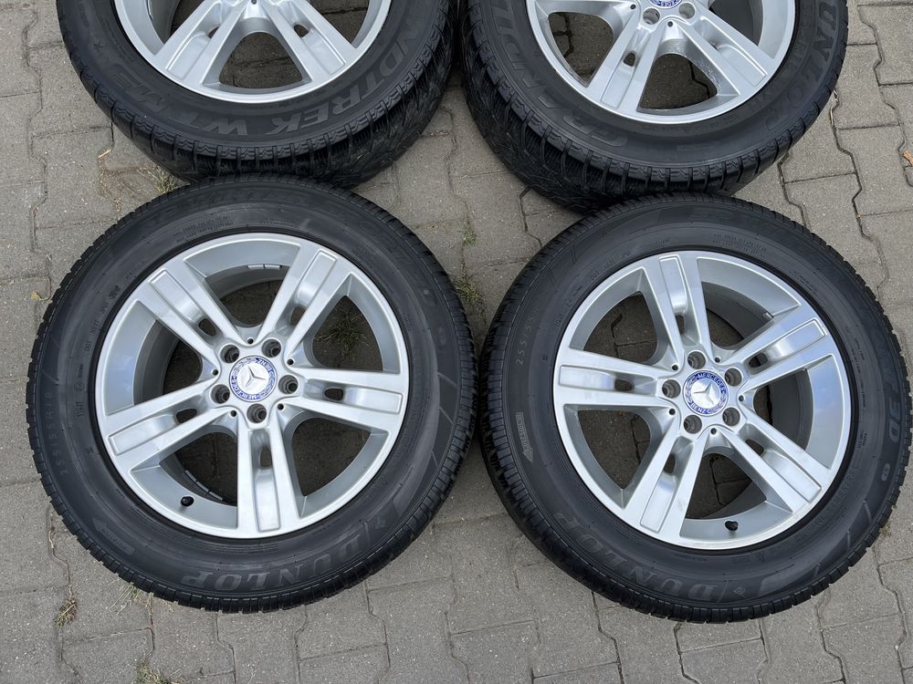 Jante aliaj 5x112mm, anvelope 255/55 R18 Mercedes clasa M, GLE, R, GLC