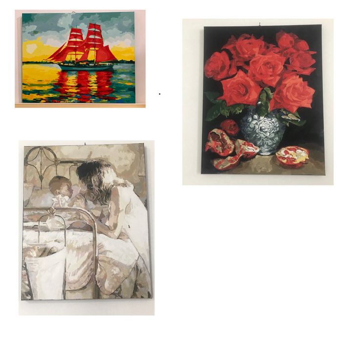 Готовые картины по номерам красками