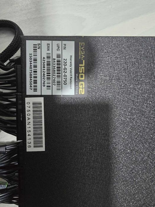 Захранване EVGA Supernova G2 750W Gold