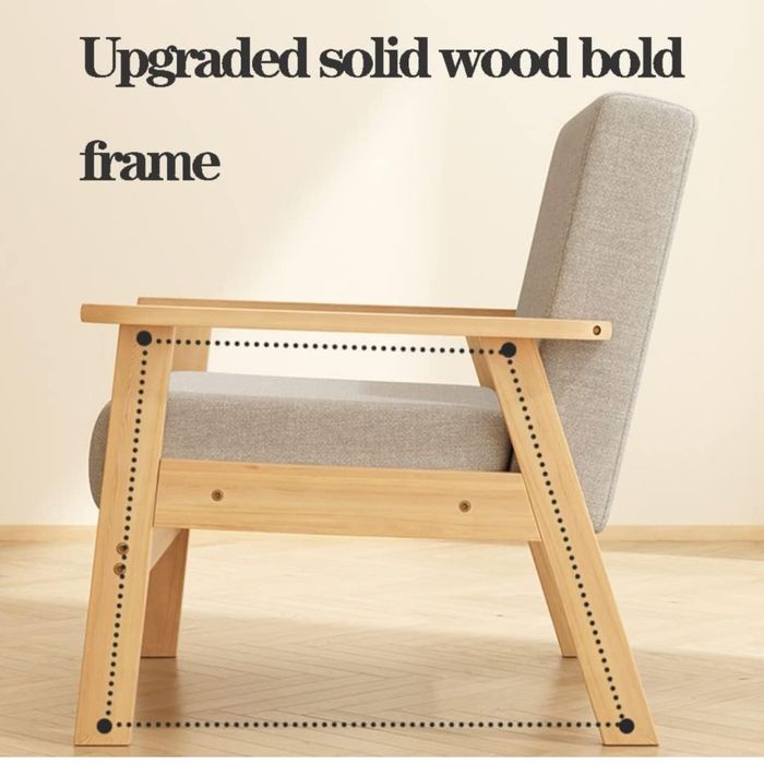 стол, фотьойл от масивно дърво