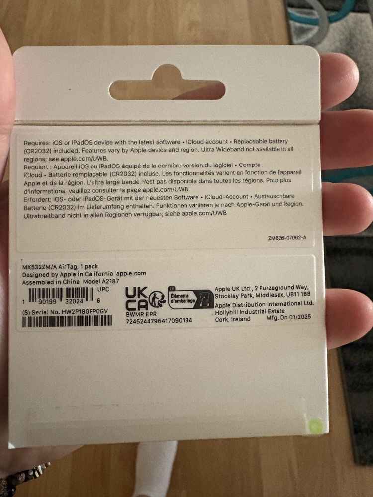 Air Tag nou sigilat