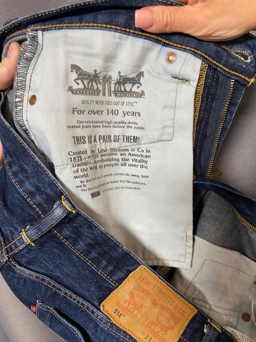 Оригинални мъжки дънки Levi’s.  Mодел 514.  W33, L36.