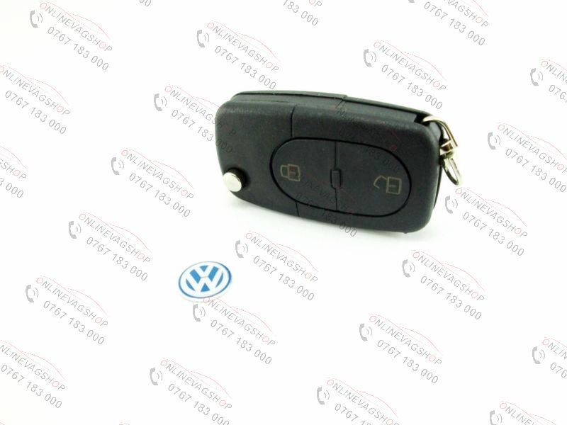 Carcasa cheie briceag ORIGINALA cu logo VW ,SKODA, SEAT 2 butoane