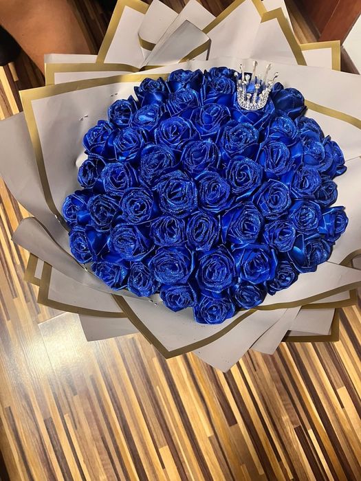 Buchete din trandafiri de săpun/satin