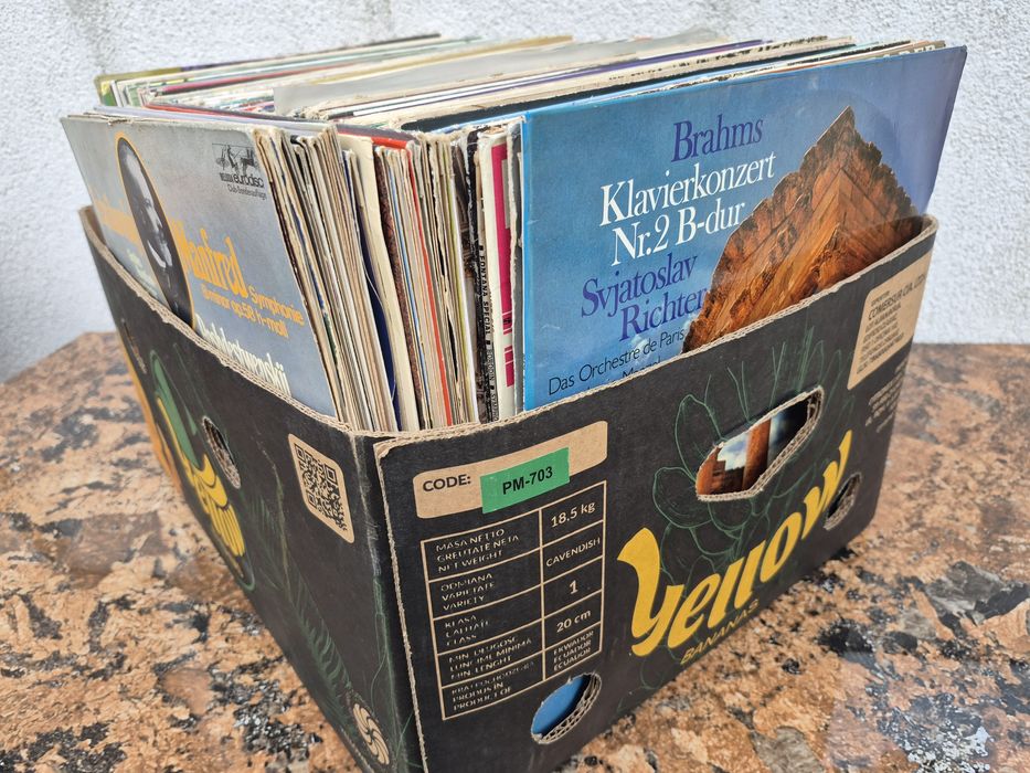 Vând 150LP Discuri Vinil colectie muzica clasica compozitori celebrii