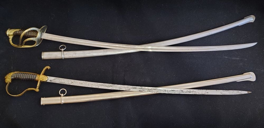 Sabie franceza si germana sec 19 superbe