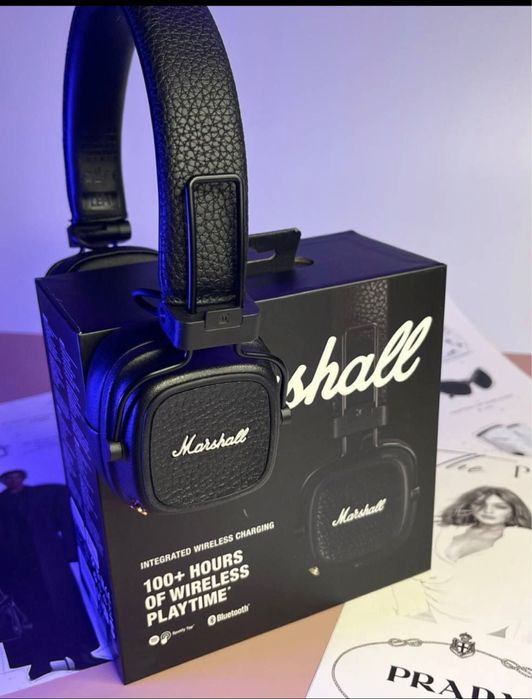 Наушники Major | Bluetooth | Мощный бас | Marshall стиль