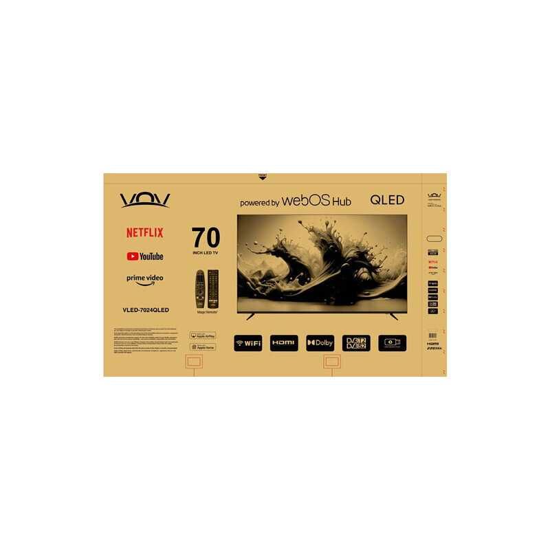 Смарт телевизор VOV VLED-WB7024QLED 70" QLED