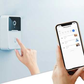Sonerie video Wi-Fi inteligentă cu amplificator de cameră Night Vision