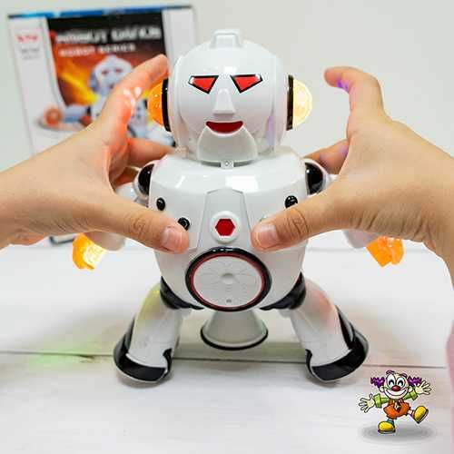 Robot dansator, cu sunete si lumini, Rotire 360 grade