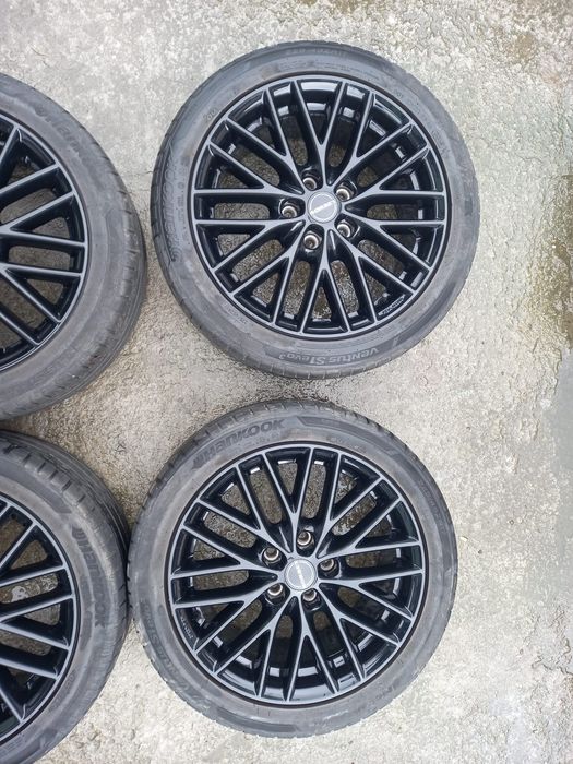 Jante 17 Borbet 5x112 cu anvelope iarna, seat ,skoda,audi,Volkswagen