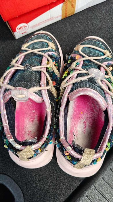 Детски момичешки маратонки Billieblush с LED осветление