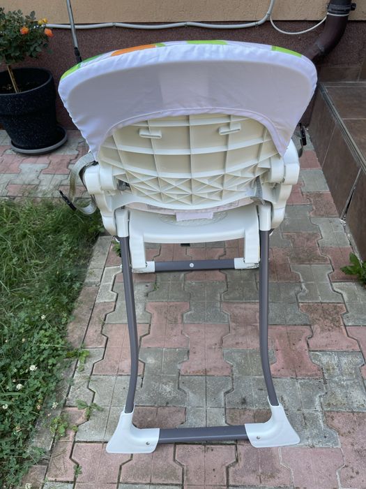 Scaun de masa copii, Wunderkid Play, Alb