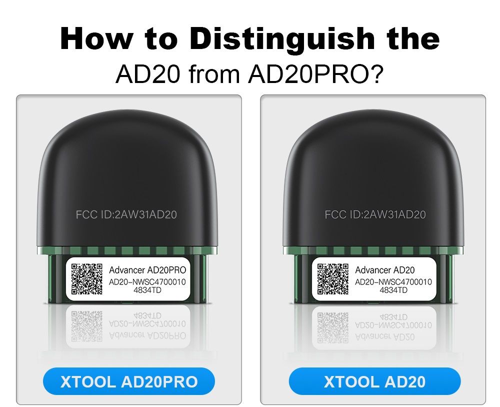 Interfata tester diagnoza  XTOOL AD20PRO advancer Android/IOS 2024