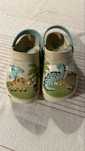 Slapi tip Crocs, model cu Dinozauri marime 12 - 30,5
