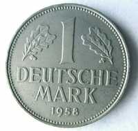 1 Deutsche mark 1958 Germany / 1 марка от 1958 Германия
