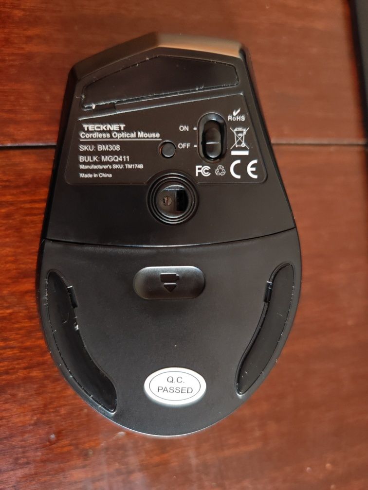 Mouse wireless Bluetooth fără fir Tecknet BM308, nou, (nu Logitech)