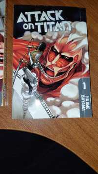 Manga Attack on Titan volum 1 si 2