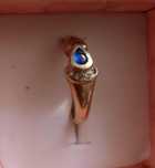 Inel vintage aur cu spinel si zirconii