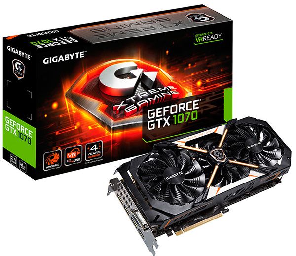 GTX 1070 от gigabyte в хорошим состаяний