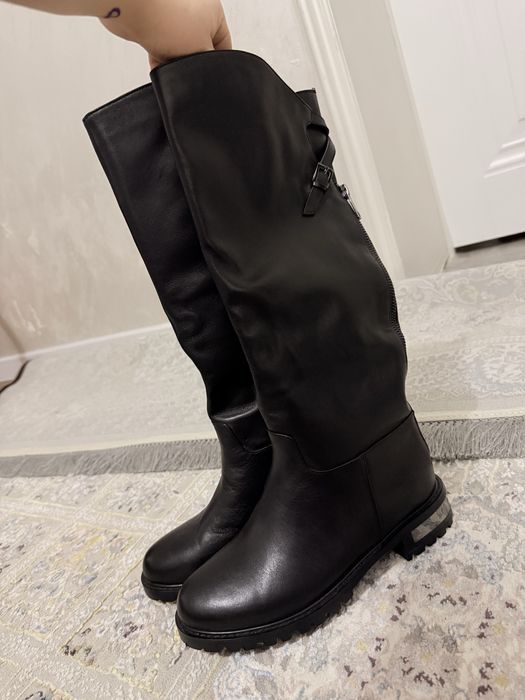 Натуральная кожа зимные сапоги Verona